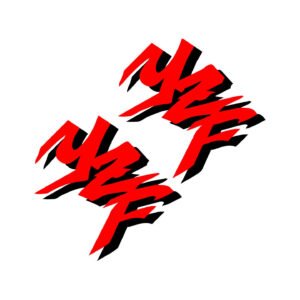 Yamaha Offroad MX Style 2 Graphic Pair (2-Piece) Stickers Decals for Shrouds Swingarm or Motocross Plastics